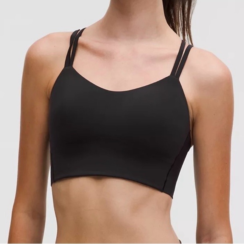 Lululemon Like a Cloud Longline Bra Black see measurements for sizing